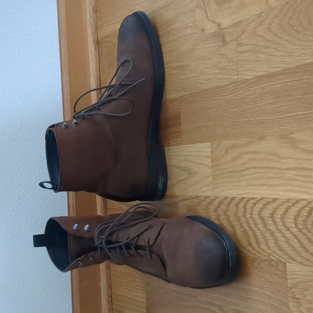Cole Haan Wagner Grand Plain Tall boot in brown, Sz 13